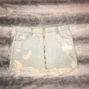 Jean skirt